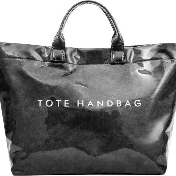 PVC Tote Bag Large Capacity Waterproof Clear Hobo Handbag for Women - Picture 1 of 9